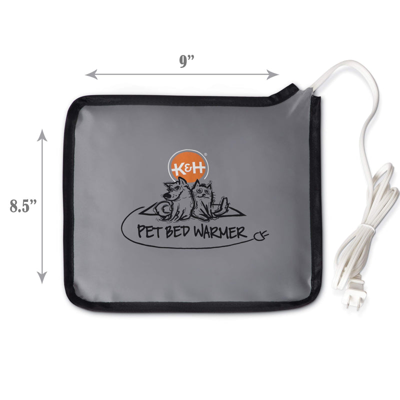 [Australia] - K&H PET PRODUCTS Pet Bed Warmer Small 8.5 X 9 Inches Gray 