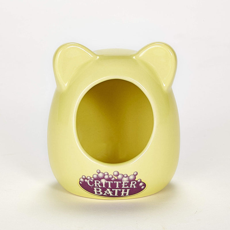 Kaytee Small Animal Ceramic Critter Bath, Ideal for Dwarf Hamsters and Gerbils, Color May Vary - PawsPlanet Australia