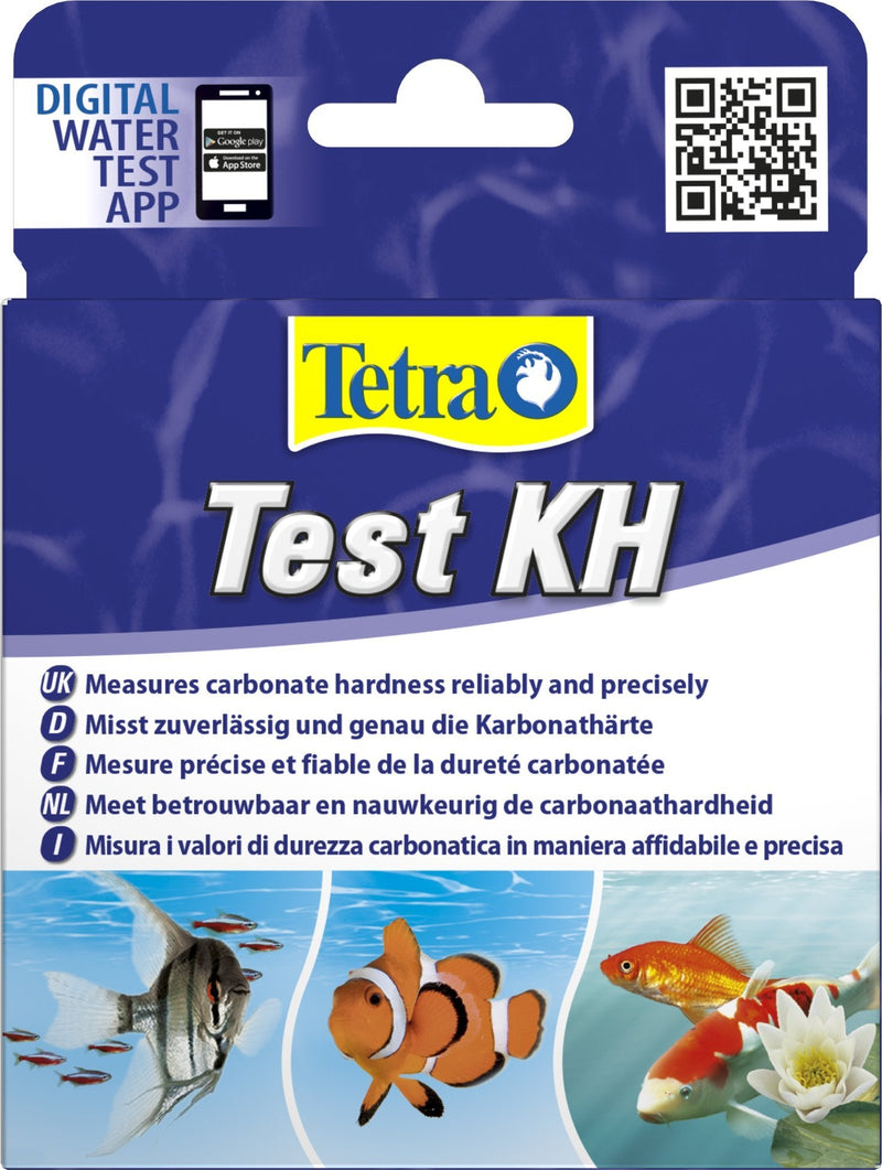 Tetra Test KH (carbonate) (water test for fresh and saltwater aquariums, reliably and accurately measures the carbonate hardness) - PawsPlanet Australia