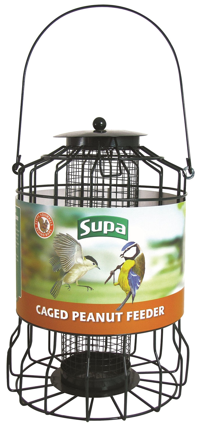 Supa Wild Bird Caged Peanut Feeder, Deters Squirrels And Larger Birds Such As Doves & Pigeons. - PawsPlanet Australia