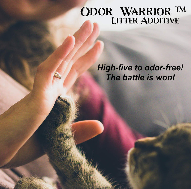 [Australia] - Sapphire Labs Odor Warrior Cat Litter Deodorizer | Additive for Cat Litter Odor Control Using Activated Carbon | Extend The Life of Your Kitty Litter with a Truly Fragrance Free Litter Solution 