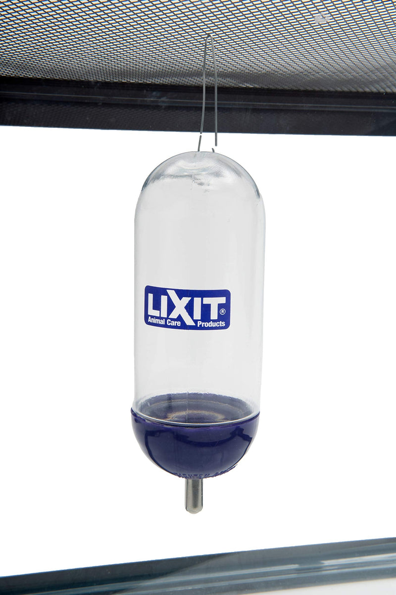 Lixit Aquarium Cage Climbing Resistant Water Bottles for Rats, Hamsters Gerbils, Mice and Other Small Animals Clear 10 Ounce - PawsPlanet Australia