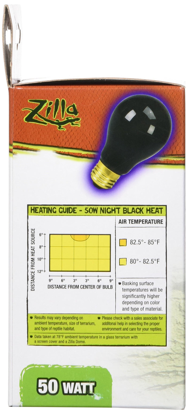 [Australia] - Zilla Incandescent Heat Bulb Night Black 50 Watts 