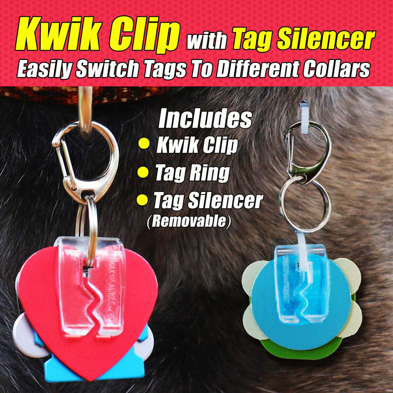 Kwik Clip with Tag Silencer One Pack - PawsPlanet Australia