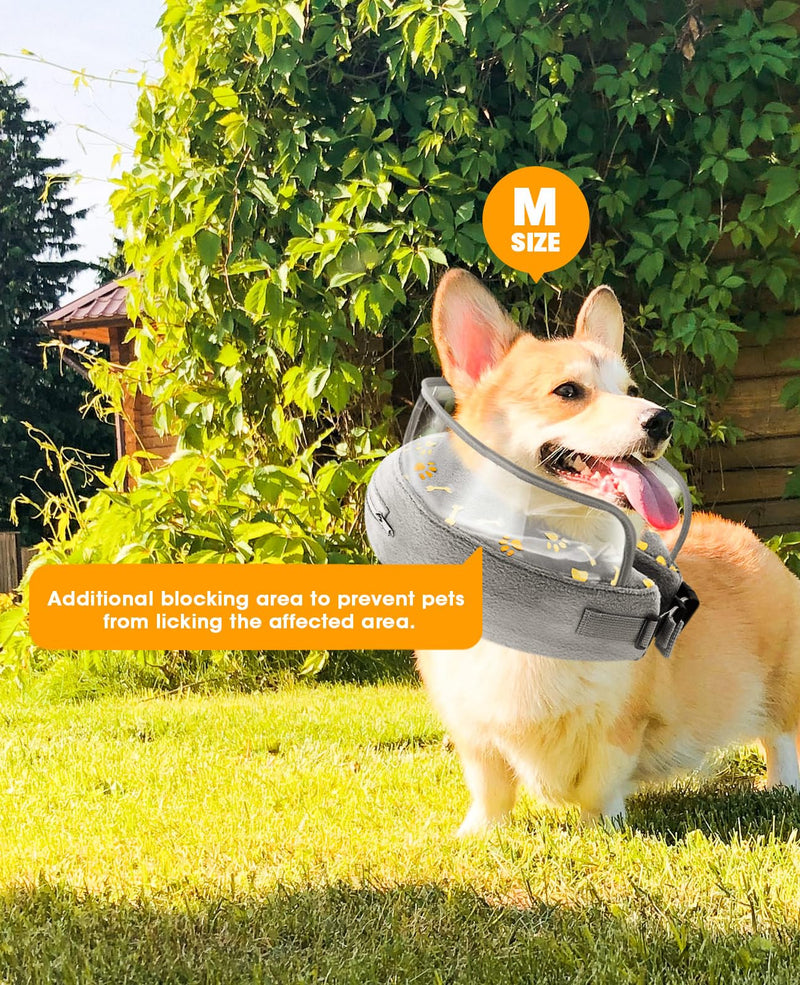 ANZOME Inflatable neck collar for dogs and cats: Comfortable protection after operations - A stylish alternative to the traditional e-collar S S - PawsPlanet Australia