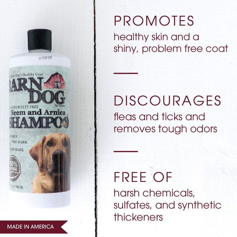 [Australia] - EQUIDERMA Barn Dog Neem & Arnica Shampoo, 32OZ 