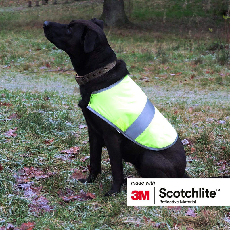 Salzmann Dogs 3M Scotchlite Reflective Jacket, High Visibility Coat with straps, Size L, 2 per pack - PawsPlanet Australia