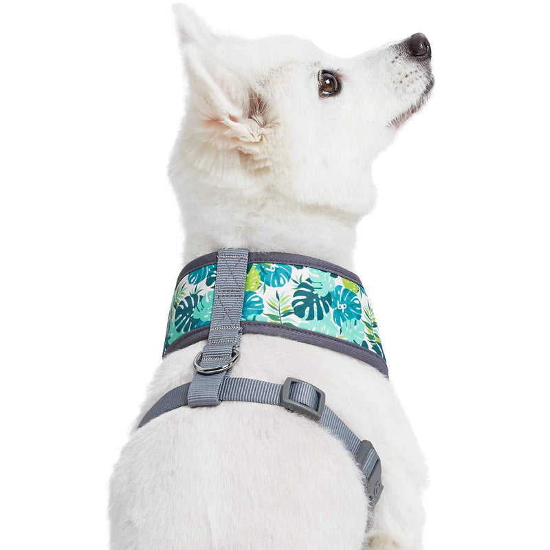 Blueberry Pet 10+ Patterns Soft & Comfy Spring Scent Inspired Floral/Camo Print Dog Harness Vests, Harness Dresses Harness Vest - (13" - 16") Chest Girth Bahamas Vacation - PawsPlanet Australia
