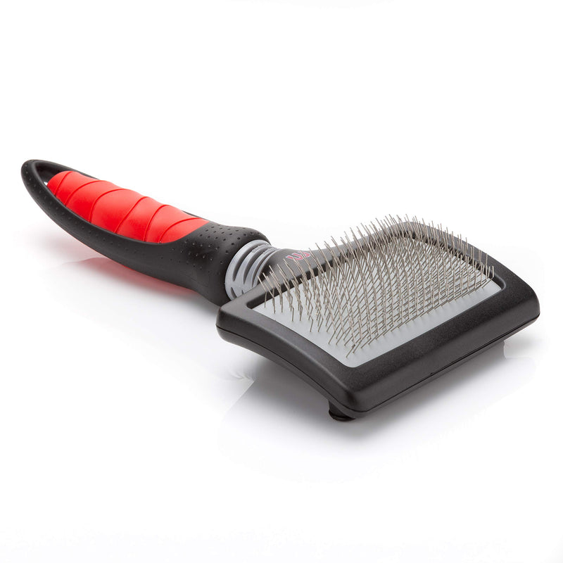 Mikki Dog, Cat, Puppy, Kitten Grooming Hard Pin Slicker Brush -For Knot, Tangles -Sml-Med Pet-Small - PawsPlanet Australia