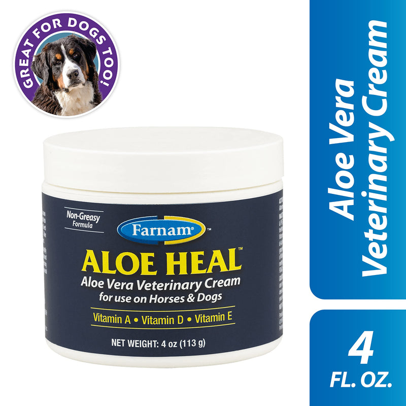 Farnam Medicated Shampoo and Cream for Horses and Dogs, with Aloe Vera and Iodine 4 Ounce cream - PawsPlanet Australia