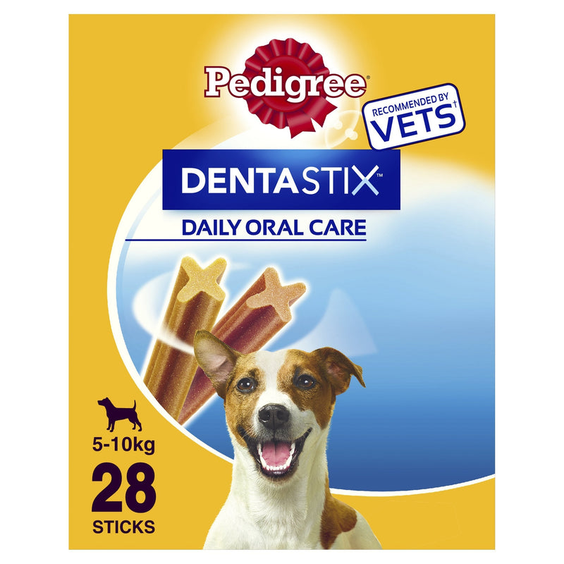 Pedigree DentaStix Daily Dental Chews Small Dog, 28 Sticks Original - PawsPlanet Australia