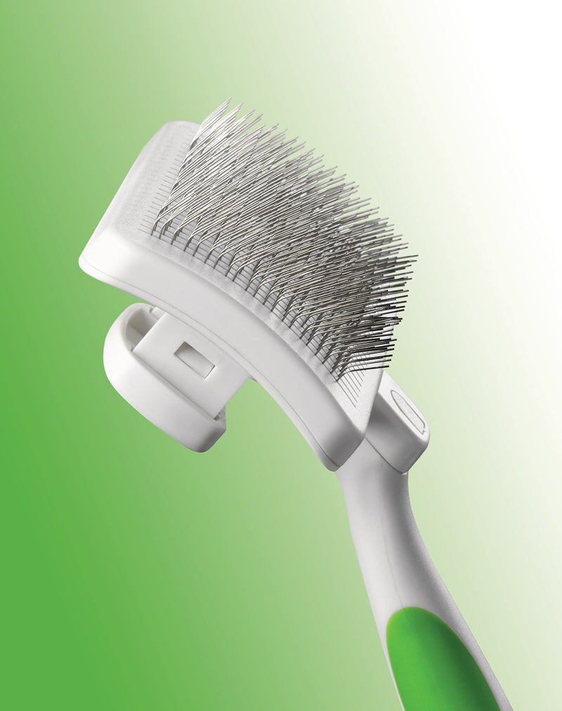 [Australia] - Andis Pet Self-Cleaning Animal Slicker Brush (40160) 