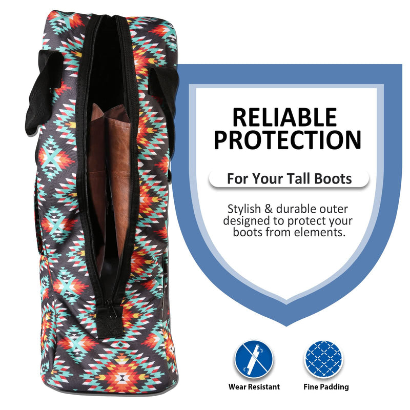 Harrison Howard Tall Boot Carry Bag Classic Leopard - PawsPlanet Australia