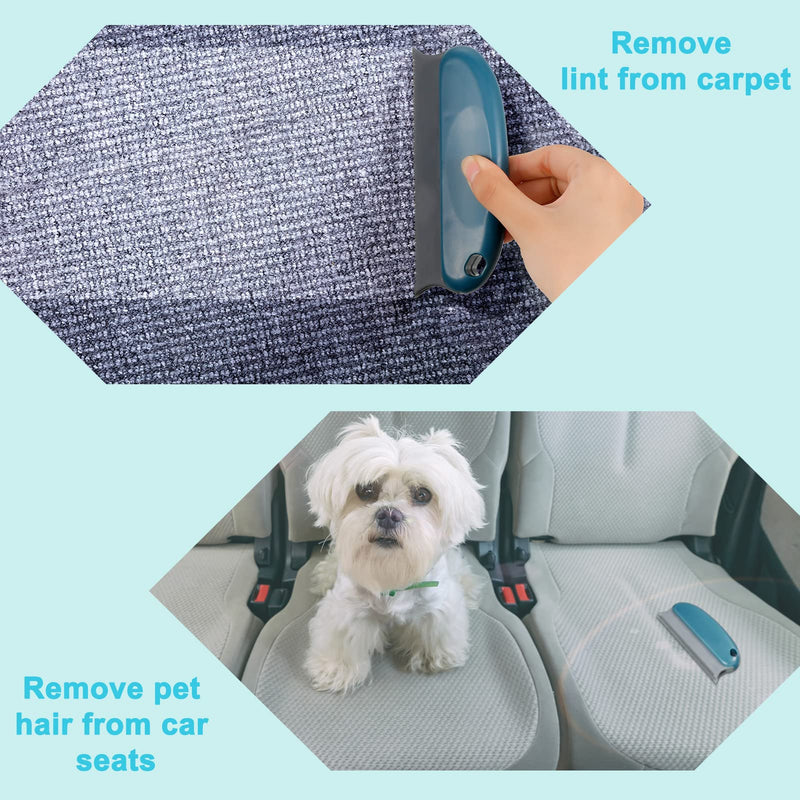 Fuyamp 2pcs Lint Remover Tool-cat & Dog Hair Remover,carpet Scraper,pet Hair Remover,reusable Portable Lint Shaver Cleaner,removing Lint Pet Hair Dust In Clothes And Furniture - PawsPlanet Australia