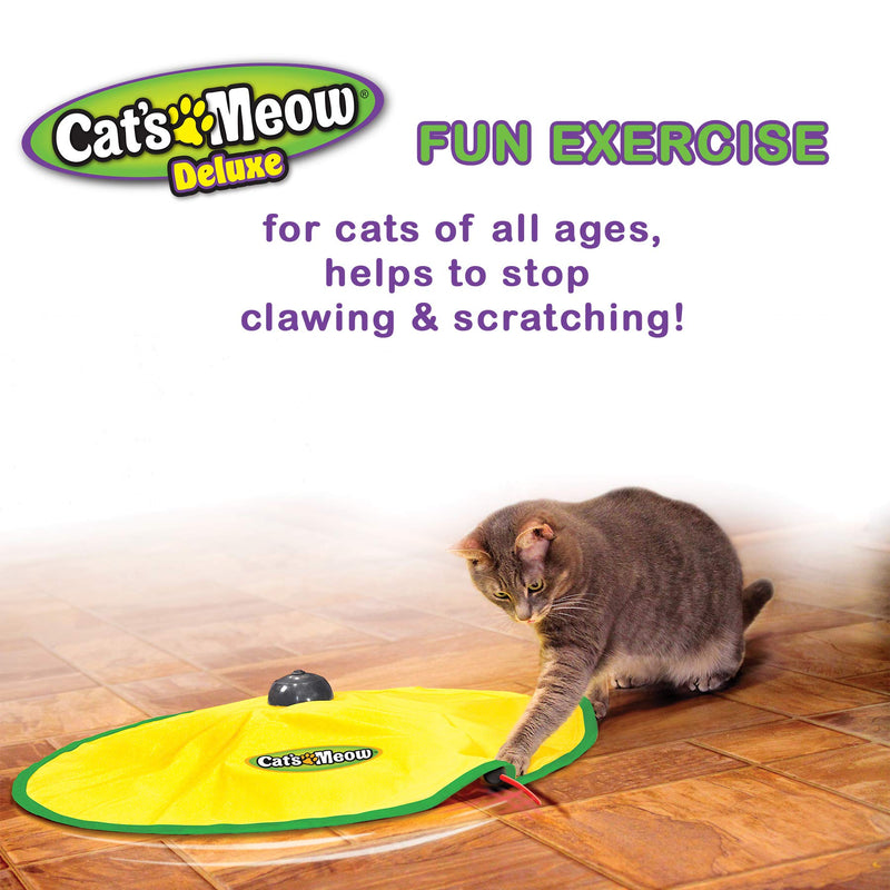 [Australia] - Cat's Meow- Motorized Wand Cat Toy, Automatic 30 Minute Shut Off, 3 Speed Settings, The Toy Your Cat Can't Resist 