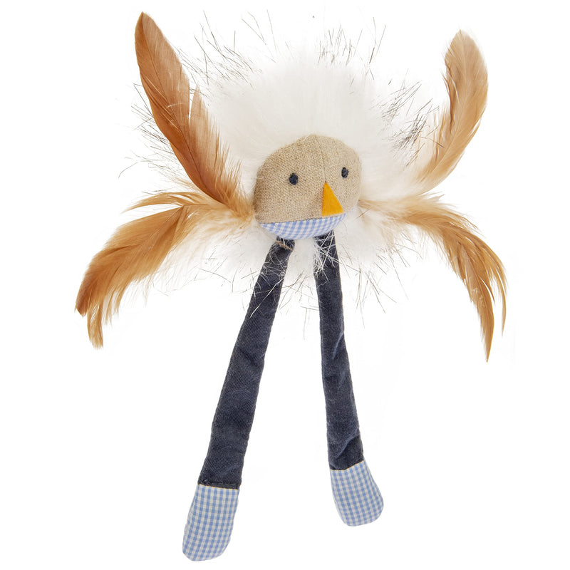 Petlinks Leggy Loon Soft Plush Catnip & Silvervine Dangler Feather Cat Toy - PawsPlanet Australia