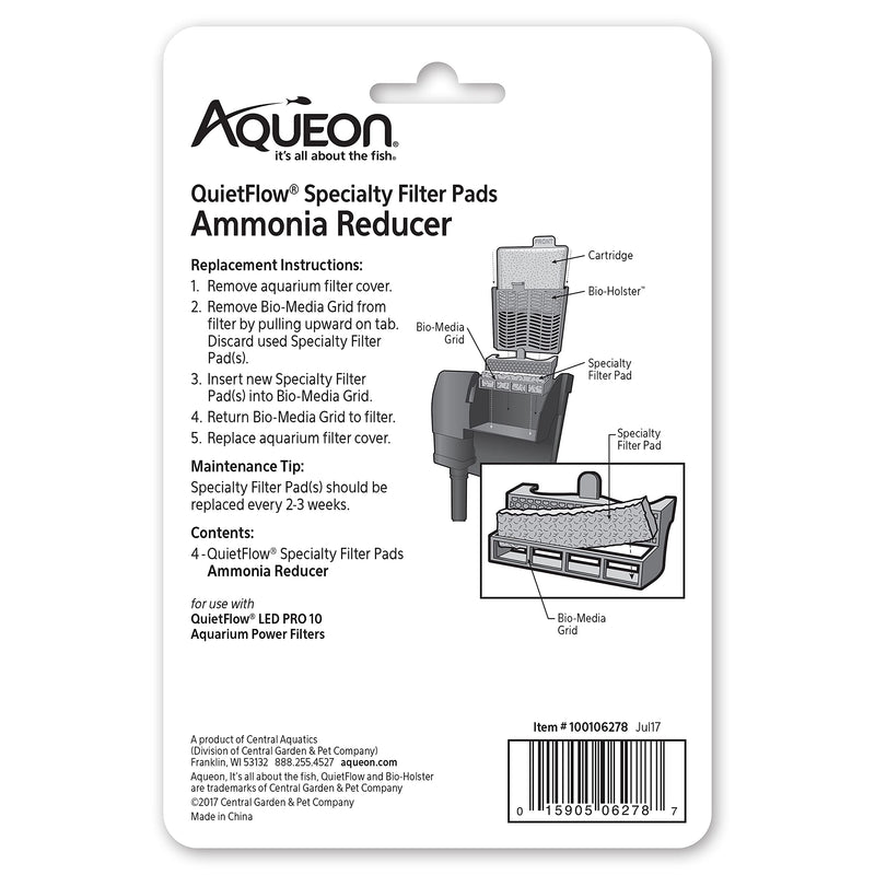 Aqueon Replacement Specialty Filter Pads For Model 10 Ammonia - PawsPlanet Australia