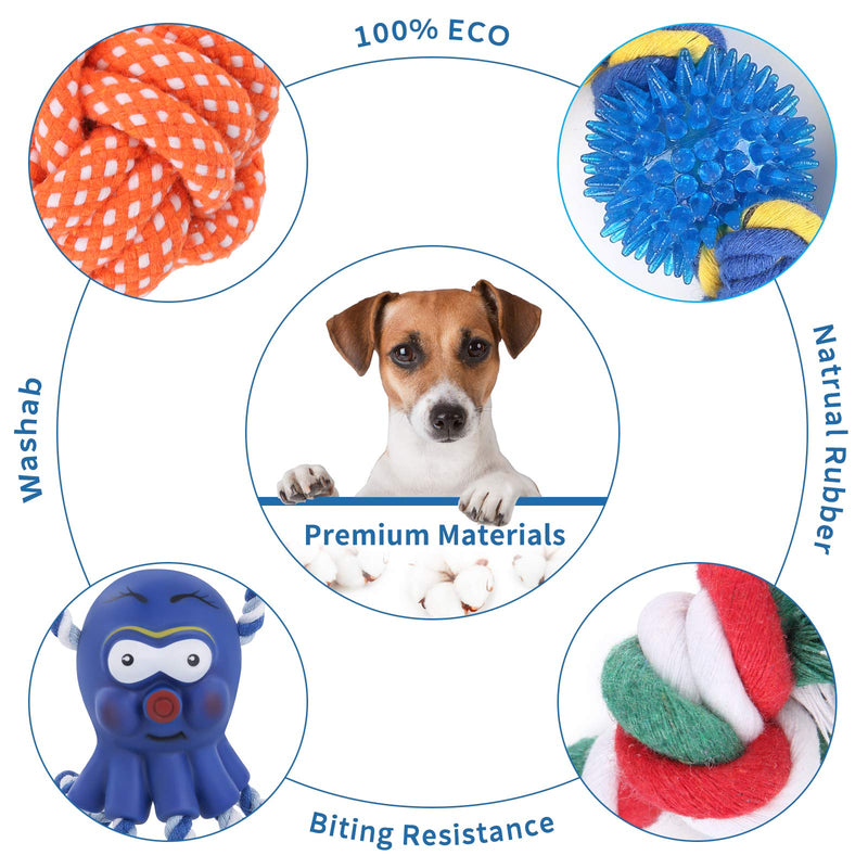 Joyoldelf Dog Toys Durable Puppy Toys Avoiding Dogs Boredom Anxiety Dog Chew Toys Gift for Small, Medium or Large Dogs - PawsPlanet Australia