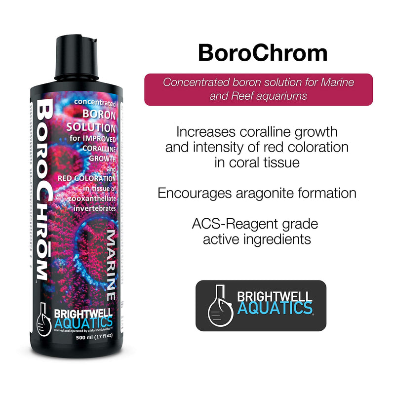 [Australia] - Brightwell Aquatics BoroChrom - Concentrated Boron Solution for Coralline Growth and Red Coloration in Marine Aquariums 2-L 
