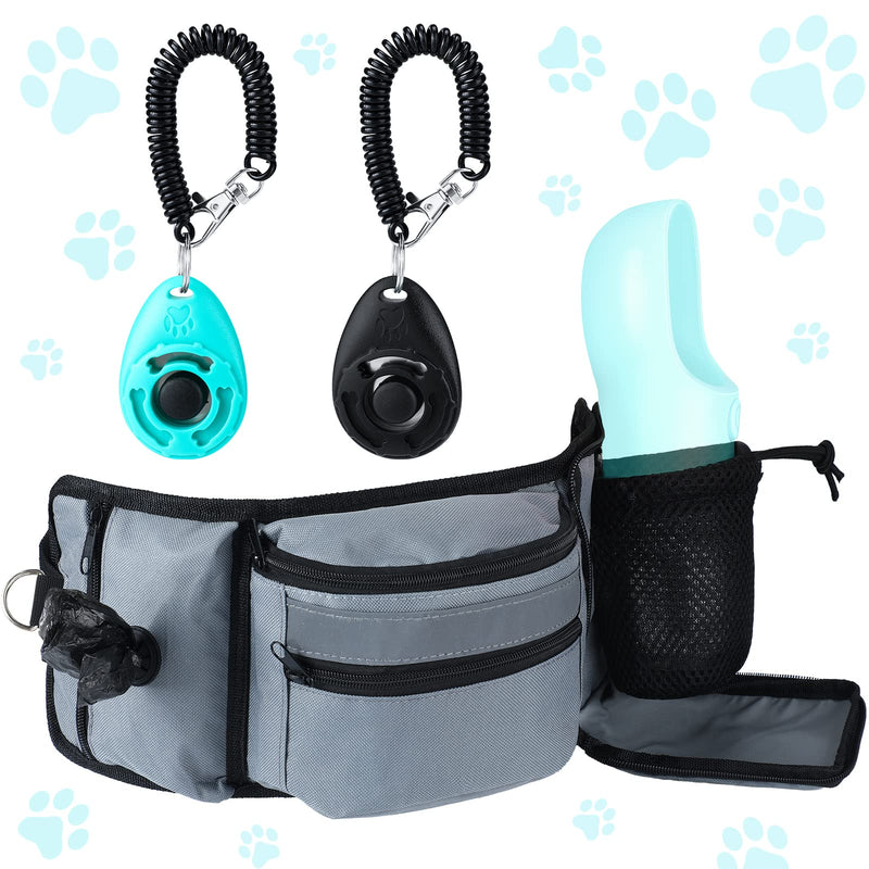 Tudomro 3 Pcs Dog Clicker Training Kit Include 1 Dog Treat Training Pouch with 2 Training Clicker for Puppies Pet Dog Clicker with Wrist Strap for Puppy Travel Running Walking Hiking - PawsPlanet Australia