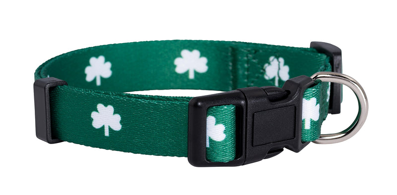 [Australia] - Native Pup St. Patrick's Day Dog Collars Medium Shamrock 