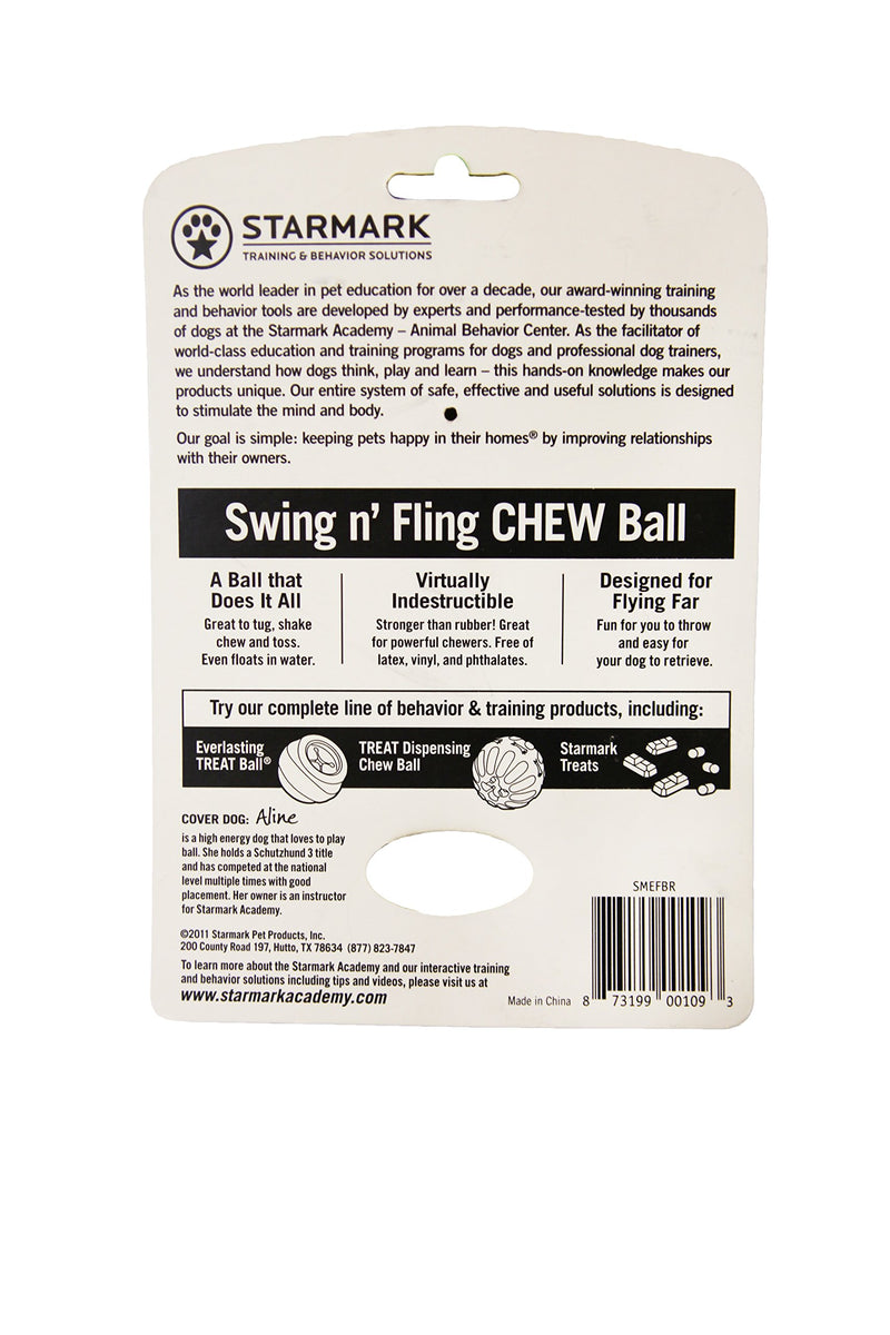 Starmark Swing and Fling Chew Ball for Dogs - PawsPlanet Australia