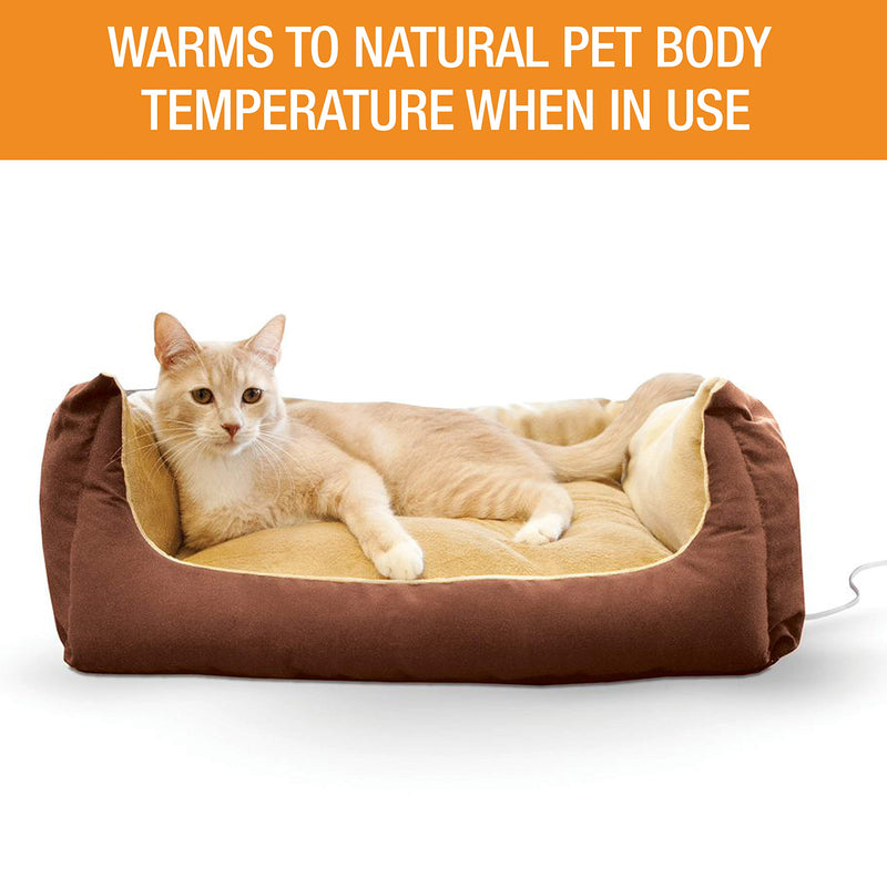 [Australia] - K&H Pet Products Heated Pet Bed Warmer - Multiple Sizes Small (8.5" x 9") Tan 