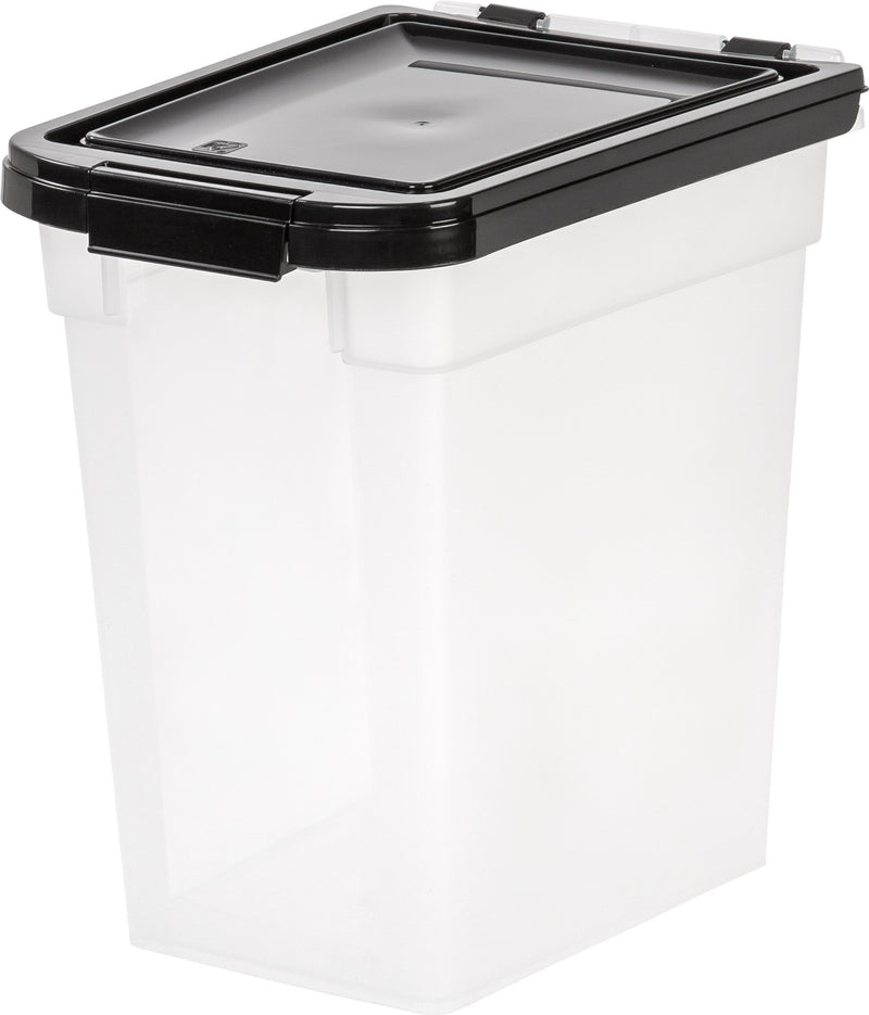 IRIS USA Airtight Dog Food Storage Container Black 12.75 QT - 10 LB - PawsPlanet Australia