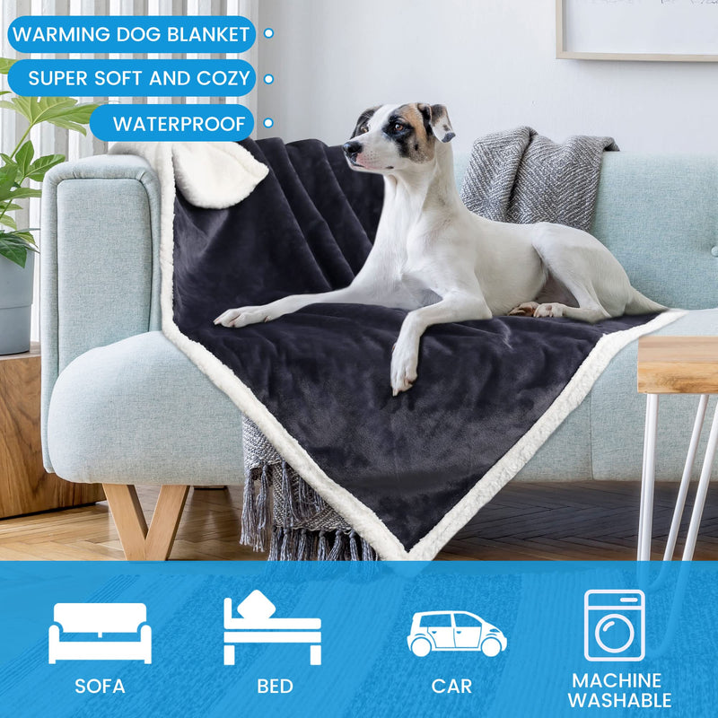 Dog Blanket, For Big Or Small Dogs,Cat Blanket/Waterproof Blanket,Dog Blankets Large Washable/Travel Blanket/Fleece Blankets For Pets/Cat Blankets /Dog Blanket For Outdoor Use (S(95cm*70cm)) S(95cm*70cm) - PawsPlanet Australia