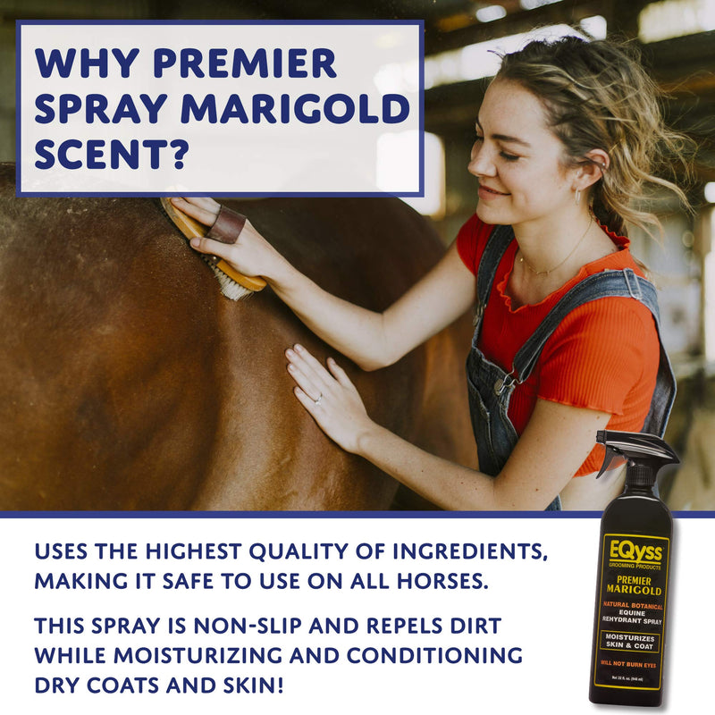 [Australia] - Eqyss Premier Equine Spray Marigold Scent - Moisturizes Skin and Coat 32 oz. 