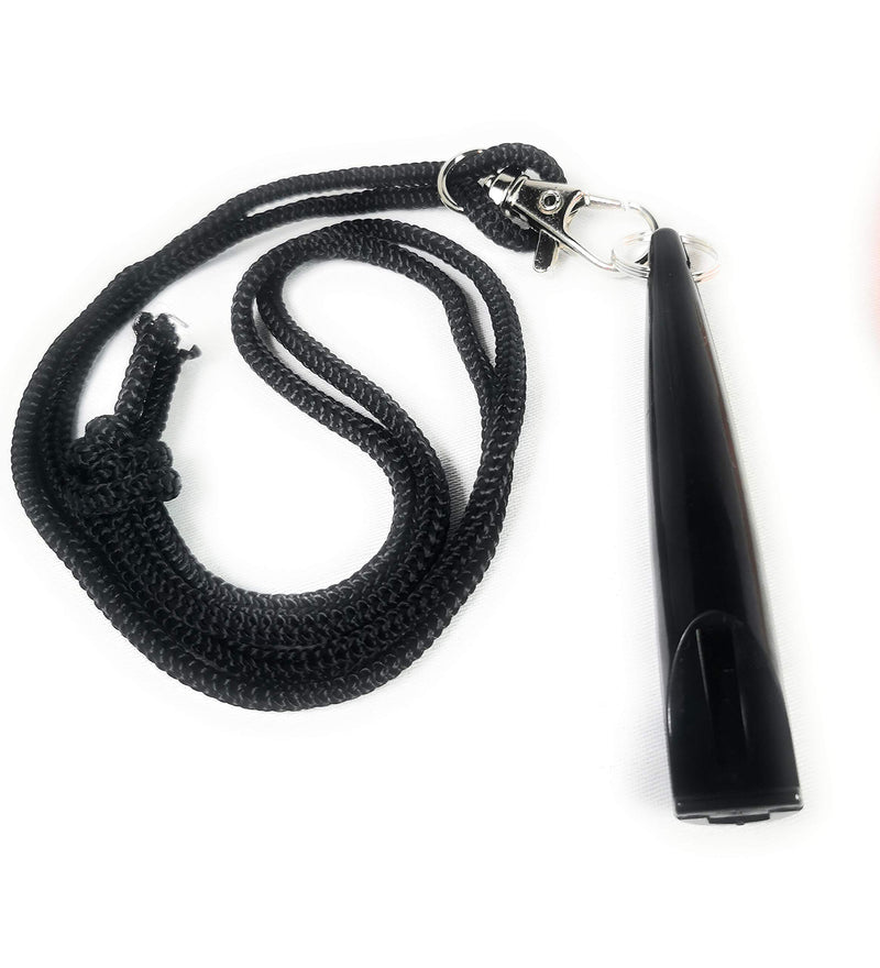 Benbulben Twin Pack of Professional High Pitch Plastic Dog Whistles for Recall Training Complete with Rope Lanyards and Keyrings - PawsPlanet Australia