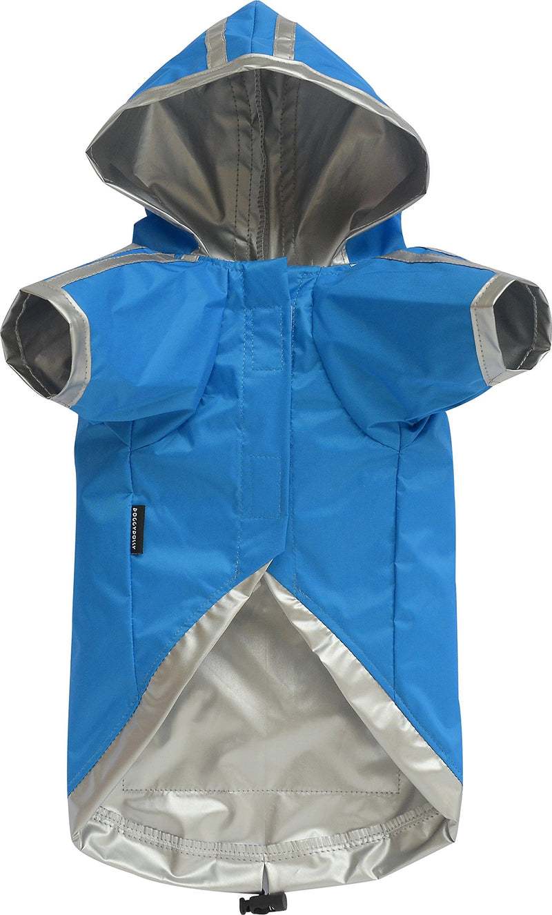 Doggydolly Authentic Classic Rain Coat, X-Small, Blue XS - PawsPlanet Australia