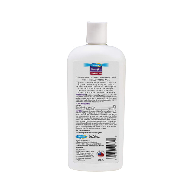 Vetrolin Liniment Gel - 12 oz - PawsPlanet Australia