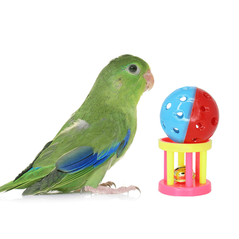 Bonka Bird Toys 1195 Play Three Colorful Foot Rolling Versatile Parrot Quaker Parrotlet Cockatiel Pack (1) - PawsPlanet Australia