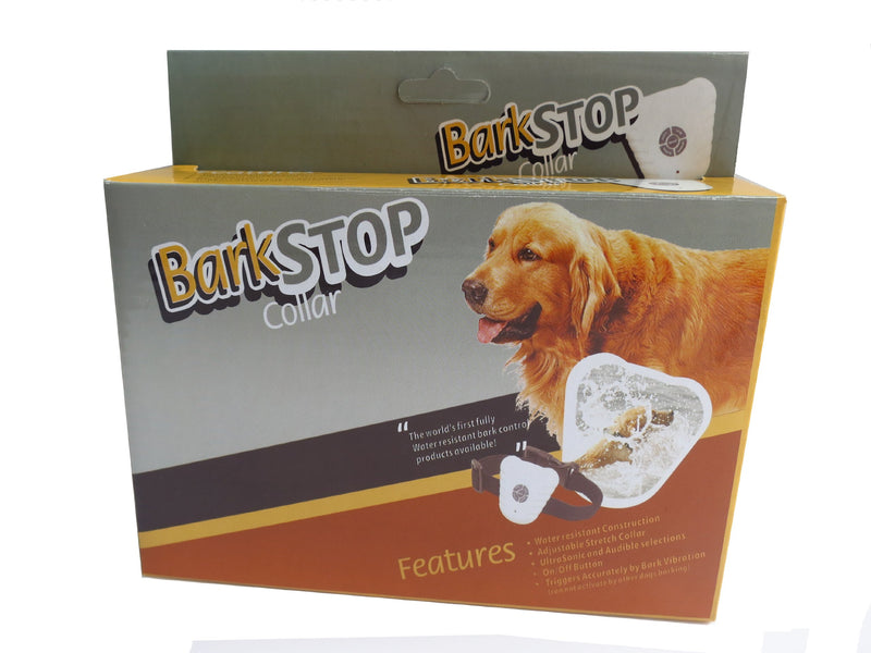 [Australia] - PET LIFE Aniti-Shock Waterproof Safe Anti-Bark Training Collar Trainer, White 