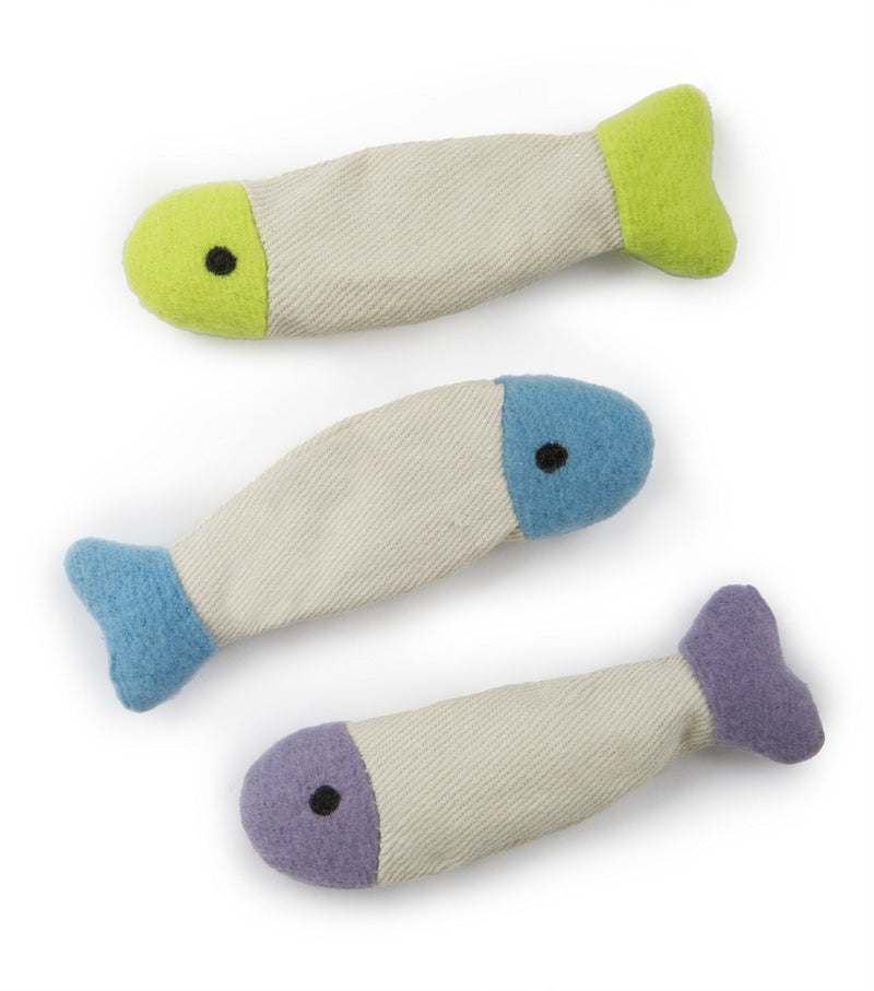 SmartyKat Fish Flop Cat Catnip Crinkle Toys Fish Flop™ Set of 3 Crinkle Catnip Toys - PawsPlanet Australia