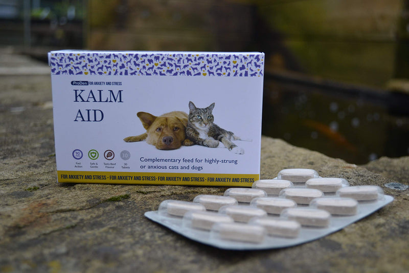 KalmAid Tablets 30 Pack for Dogs and Cats, Calming Supplement - PawsPlanet Australia
