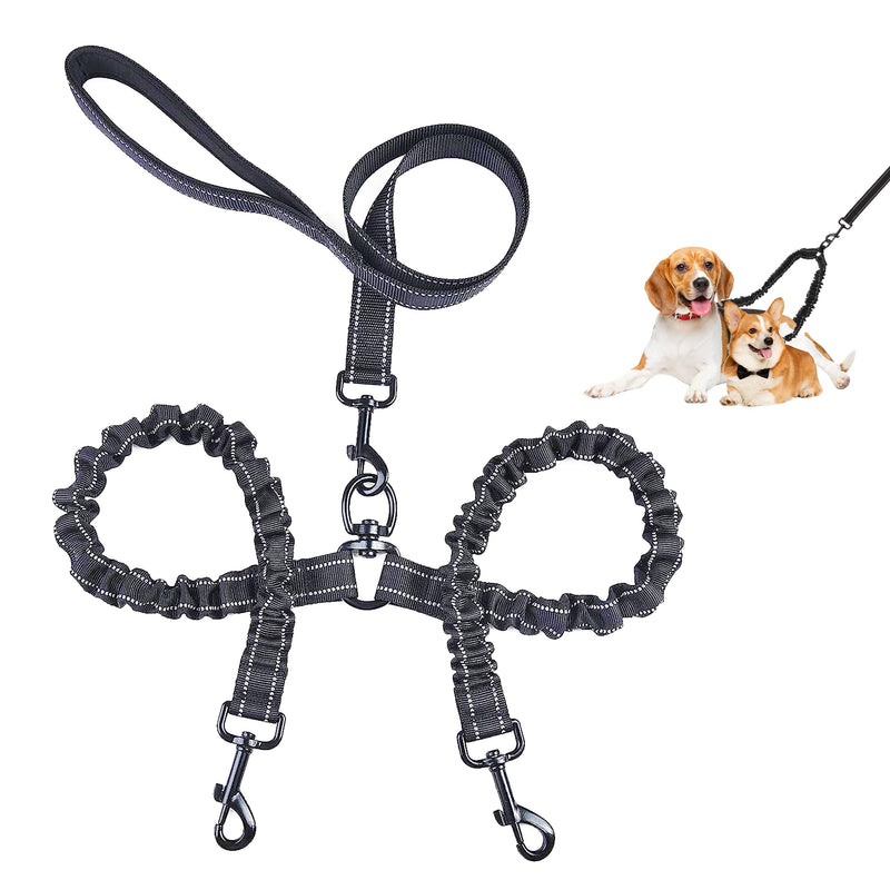 Dog Safety Harness Adjustable Dog Safety Harness Reflective Dog Chest Harness Dog Harness (Double Swivel Dog Leash) Double Swivel Dog Leash - PawsPlanet Australia