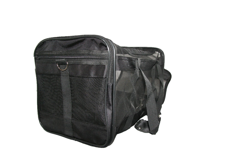 [Australia] - Best Pet Supplies Duffel Pet Carrier Black Duffel 