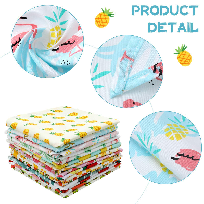 15 Pieces Cute Dog Bandana Pet Triangle Bibs Scarf Cooling Summer Style Flamingo Fruit and Hawaii Pattern Dog Bandana Triangle Pet Bibs for Small to Medium Dog Puppy and Cat - PawsPlanet Australia