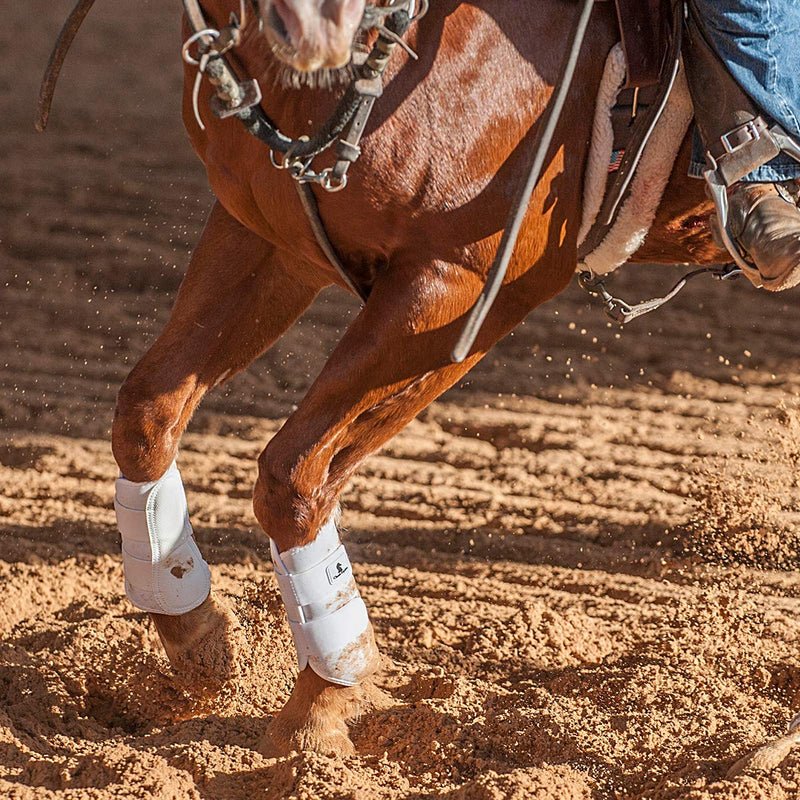 [Australia] - CLASSIC Equine AirWave EZ Wrap II Boots Front White 