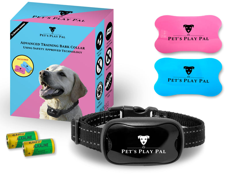 Pet's Play Pal Bark Collar | Anti Barking Dog Collars | Barking Collars For Small Dogs Medium Dogs Large Dogs | Stop Dog Barking Device | Dog Barking Deterrent | Stop Dogs Barking Vibrating Dog Collar - PawsPlanet Australia