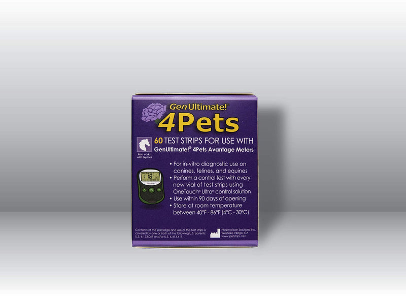 [Australia] - GenUltimate!4Pets Test Strips 60ct 