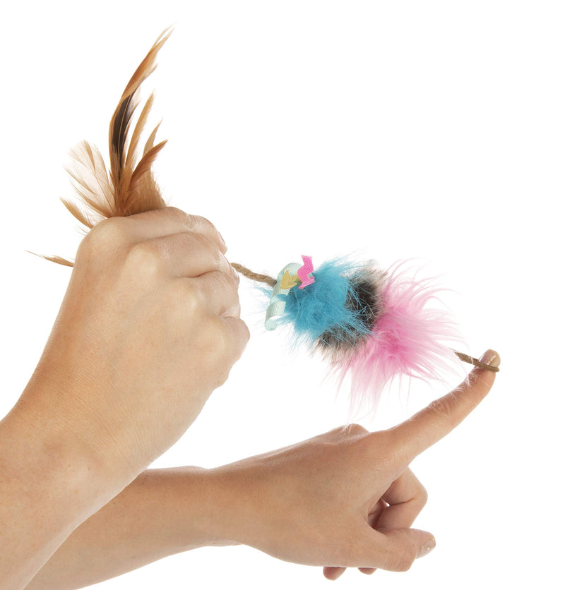 [Australia] - SmartyKat Pom Pom Player Door Dangler Catnip and Silvervine Cat Toy 