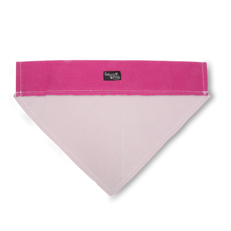 [Australia] - Pavilion Gift Company 45614 Pavilion's Pets - Pink Paw Print Large Dog Slip on The Collar Bandanna - Big Sister 