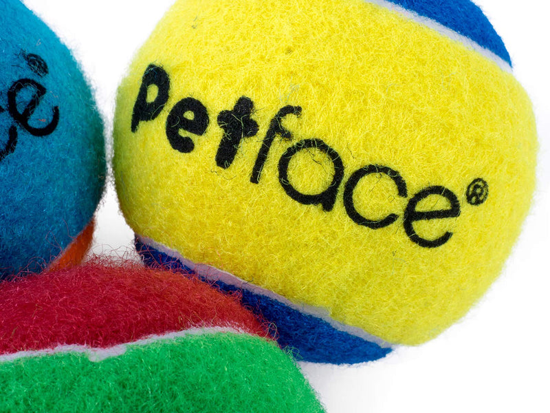 Petface Squeaky Tennis Balls for Dogs, (Pack of 20) - PawsPlanet Australia