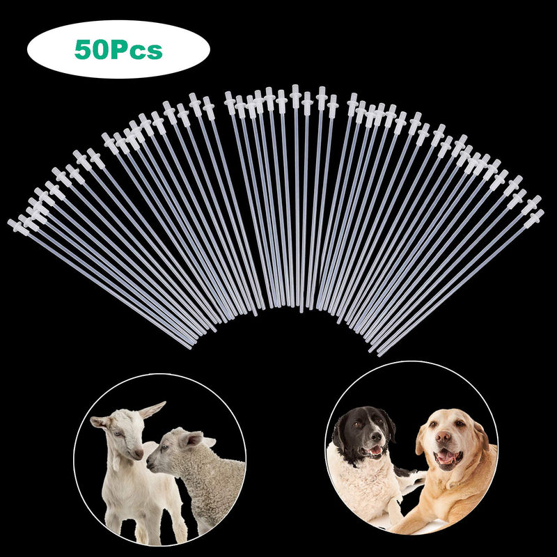 Besimple 50 Pcs 10'' Disposable Insemination Catheters Pet Artificial Insemination Rods for Dog Goat Sheep Breed Rod Test Tube’ - PawsPlanet Australia