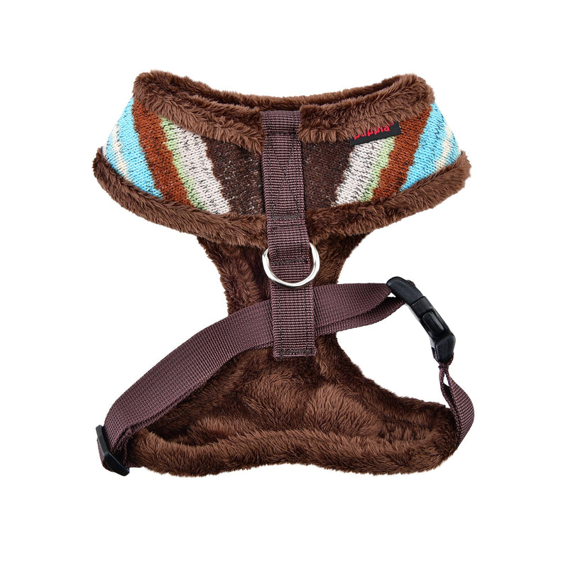 [Australia] - Puppia Crayon Harness A, Large, Brown 