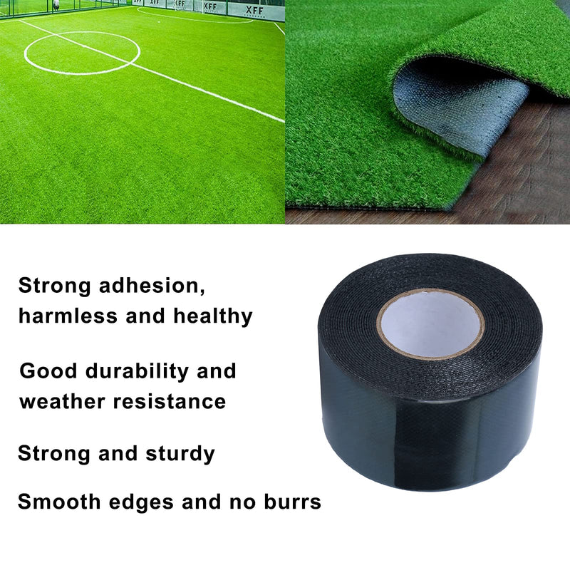 Double-Sided Artificial Grass Tape, Self-Adhesive Synthetic Grass Seam Tape Artificial Grass Rug Self-Adhesive Turf Tape Grass Jointing Tape for Lawn Outdoor Carpet Jointing and Connecting 50mmx5m - PawsPlanet Australia