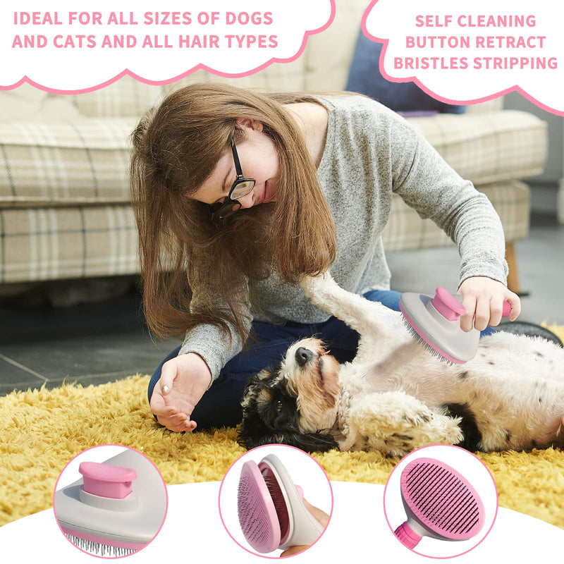 Ultimate Dog Grooming Brush Shedding Kit, Complete Grooming Solution for Shedding Dogs - Slicker Brush, Deshedding Tool, and Grooming Comb - Suitable for All Breeds and Sizes - Promotes Healthy Skin and Coat, Reduces Shedding - PawsPlanet Australia